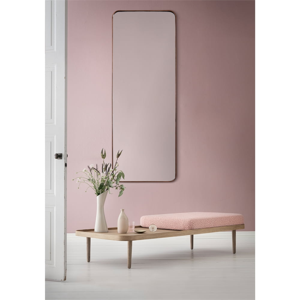 Bronze Full-Length Rectangular Iron Wall Mirror