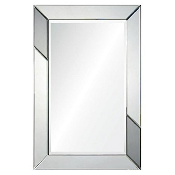 Renwil Rumba Mirror in Silver and Grey