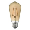 thumbnail image 1 of Renwil Timmons 3-Light Modern Glass LED Light Bulb in Clear (Pack of 3), 1 of 3