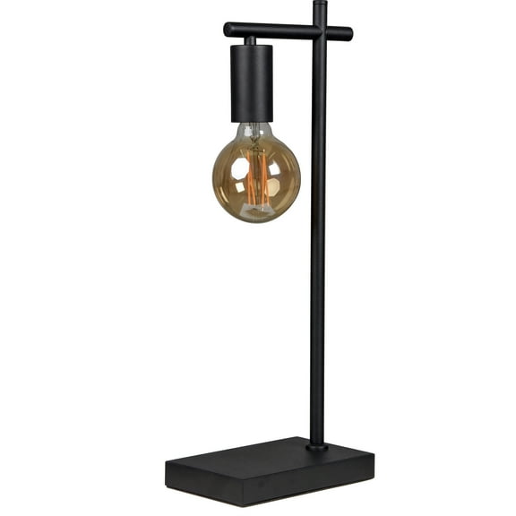 Renwil Townshed 1-Light Modern Steel Metal Table Lamp in Black