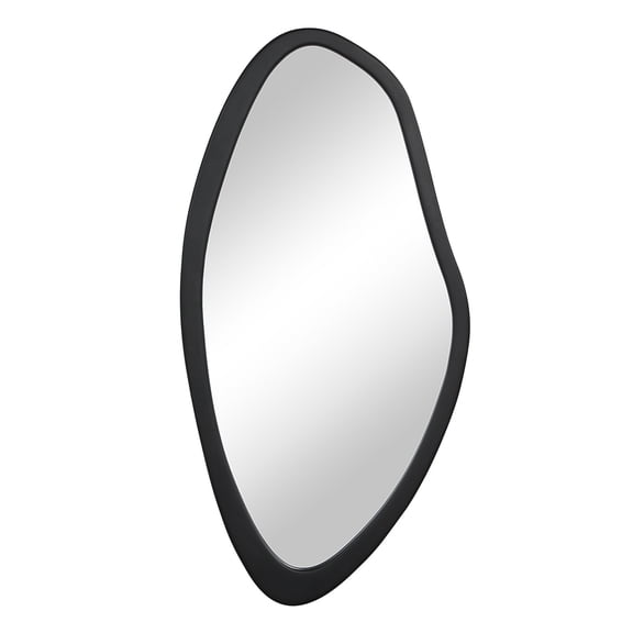 Renwil Trani 40" H x 19.75" W Wall Mirror, Black