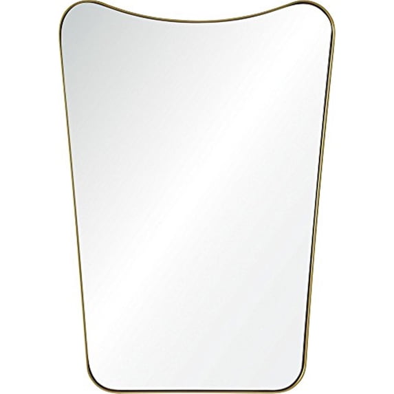 Renwil Tufa Decorative Mirror in Gold