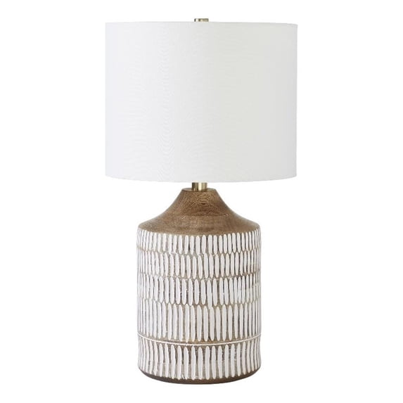 Wickes 24" Length Table Lamp White