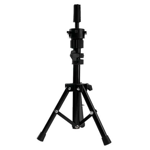 Renxiaooo Adjustable Wig Head Tripod Stand Mannequin Tripod Hairdressing Training Holder Braiding Head Mannequin for Practice