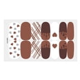 thumbnail image 1 of Renxiaooo Nail Stickers Pink Style Full Wraps Polish Stickers Self-Ashesive Nail Sticker Sets For Women Girls Color Street Glitter Nail Strips, 1 of 7