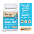 thumbnail interactive-video image 1 of Renzo’s Vitamins Kids Probiotics, Yummy Tummy Probiotic for Kids Gut Health, Vegan, Sugar-Free, 60 Melty Tabs, 1 of 9