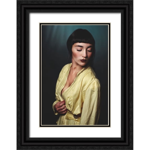 Renzulli, Antonella 17x24 Black Ornate Wood Framed with Double Matting Museum Art Print Titled - Fem