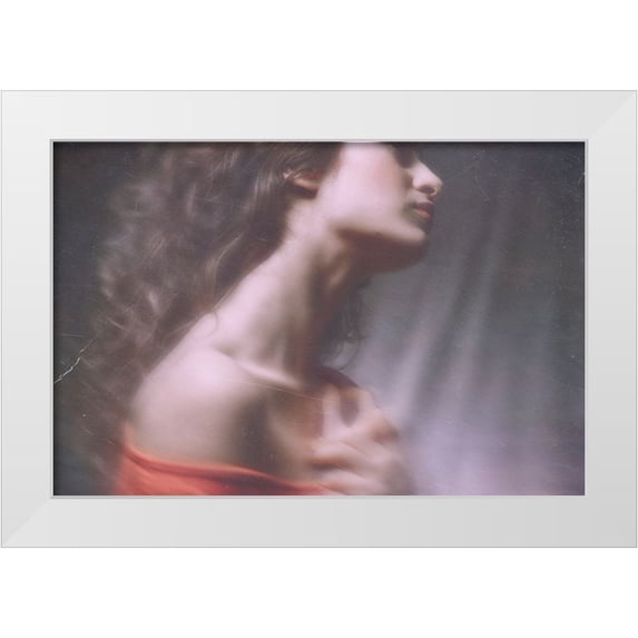 Renzulli, Antonella 18x13 White Modern Wood Framed Museum Art Print Titled - La Pensace Aimantac