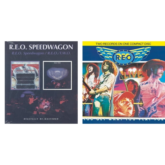 Reo Speedwagon / Reo 2 (Remastered) & Live: You Get What You Play For [CD Bundle]
