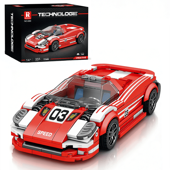 Reobrix Porsche Living Legend Building Blocks Set, Speed Sports Car Model Toy, DIY STEM Gift & Collectible Display for Kids & Adults 8+