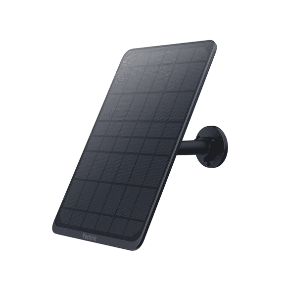 Reolink 12W Solar Panel Compatible with Battery-Powered Security IP Cameras, Includes 4m Cable to Get Uninterrupted Power Supply