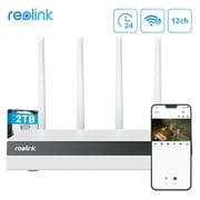 Reolink 16-Channel Wi-Fi 6 NVR Recorder for 24/7 Local Recordings Pre-Installed 2TB HDD up to 8TB