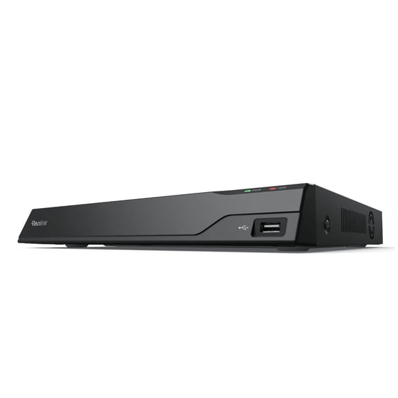 Reolink 24-Channel NVR Recorder for 24/7 Local Recordings, Supports PoE & Wi-Fi Cameras, RLN16-410