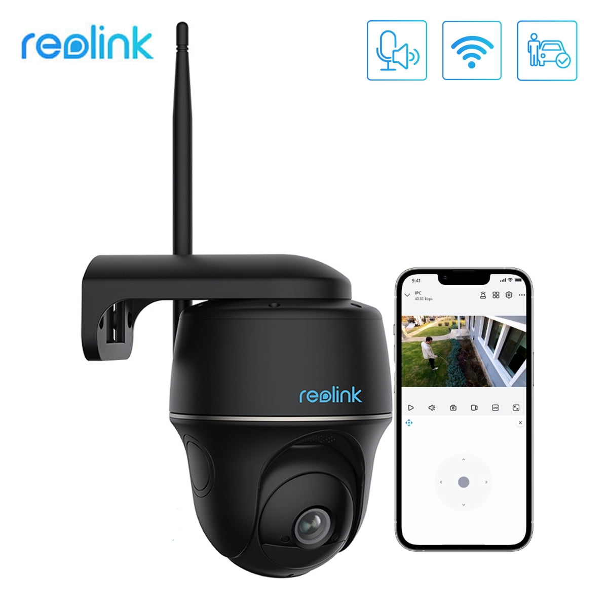 Free Shipping! Reolink 2K Pan Tilt WIFI Outdoor Security