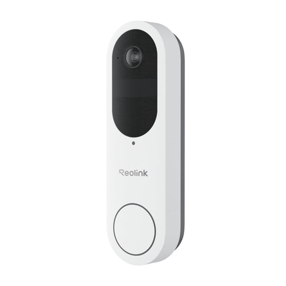 Reolink 2K 5MP Battery WiFi White Video Doorbell Camera, Person/Vehicle/Package Detection, 2-Way Talk