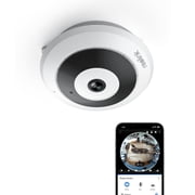 Reolink FE-W 6MP 360° Fisheye Indoor Wi-Fi Security Camera, Smart Detection, Two-Way Talk, Night Vision, Built-in Siren