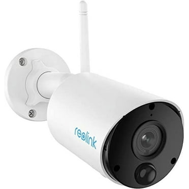 Reolink 3MP Outdoor Security Battery-Powered WIFI Camera, AI Smart+PIR Detection, 2-Way Audio, IP65 Waterproof, Night Vision, Support Google Assistant/Alexa Argus Eco