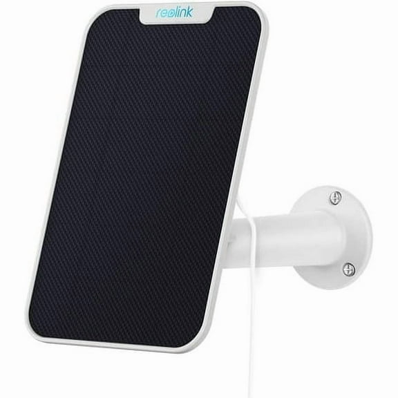Reolink 3W Solar Panel Type C Power Supply Designed for Wireless Outdoor Security Camera Rechargeable Battery Powered Reolink Go/Argus Eco/Argus 2/Argus Pro/Argus PT, Non-Stop Charging (White)