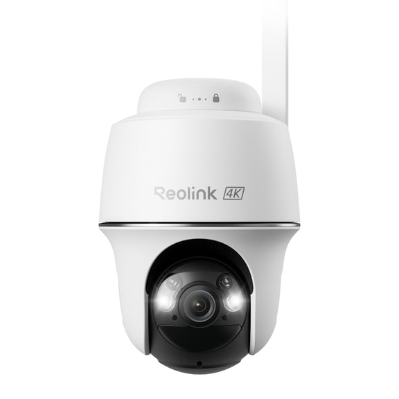 Reolink Go PT Ultra 4K 4G LTE Security Camera, Pan Tilt, Color Night Vision, Smart Detection, SIM Included
