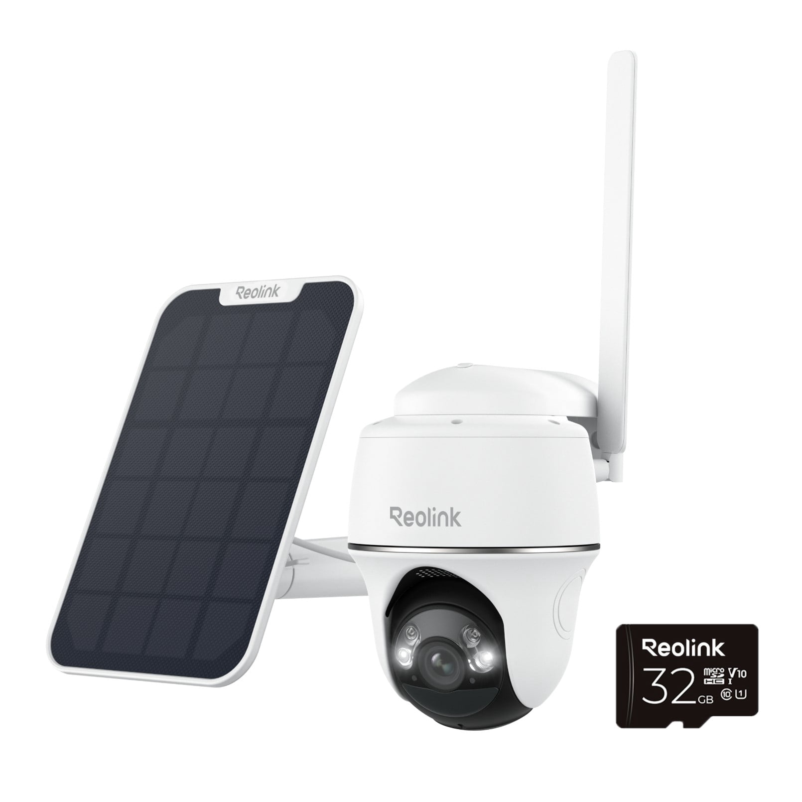 Reolink Go PT Plus 5MP 4G LTE Solar Security Camera with Pan Tilt, Auto Tracking, Color Night Vision