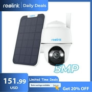 Reolink 4MP 3G/4G LTE Outdoor Security Solar-Powered Camera, 2K HD Vision, Support Cloud/SD Card