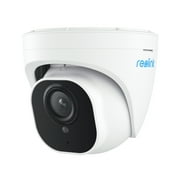 Reolink 5MP Outdoor Security POE IP Camera, Smart Human/Vehicle Detection, Audio Recording, Supports Google Assistant, IP66 Weatherproof, Time-Lapse, Night Vision, RLC-520A