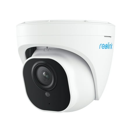 Reolink 5MP Outdoor Security POE IP Camera, Smart Human/Vehicle Detection, Audio Recording, Supports Google Assistant, IP66 Weatherproof, Time-Lapse, Night Vision, RLC-520A
