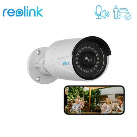Reolink 5MP PoE Bullet Camera with smart alert Smart Playback Remote Viewing PoE Security Camera, Up to 30m night vision