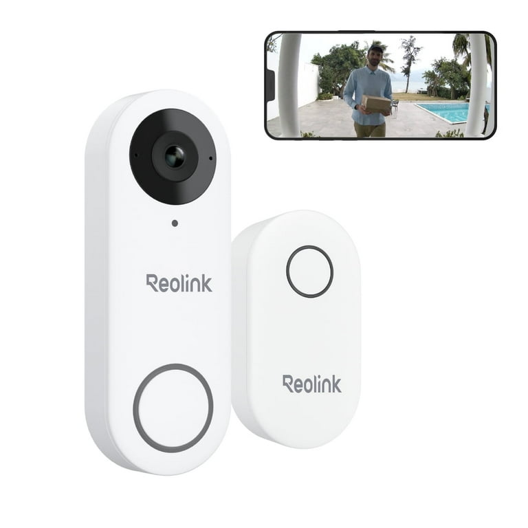 Reolink 5MP Wi-Fi Video Doorbell Camera, 2.4/5GHz, Person