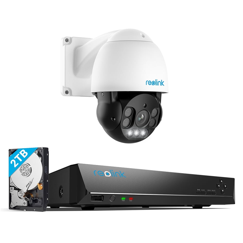 Reolink 8CH 4K NVR, 2TB HDD Up to 12TB, Support 7/24, RLN8410 Bundled