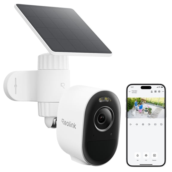 Reolink Argus 3 Pro 2K+ 5MP Solar Lite Security Camera, Color Night Vision, Smart Detection