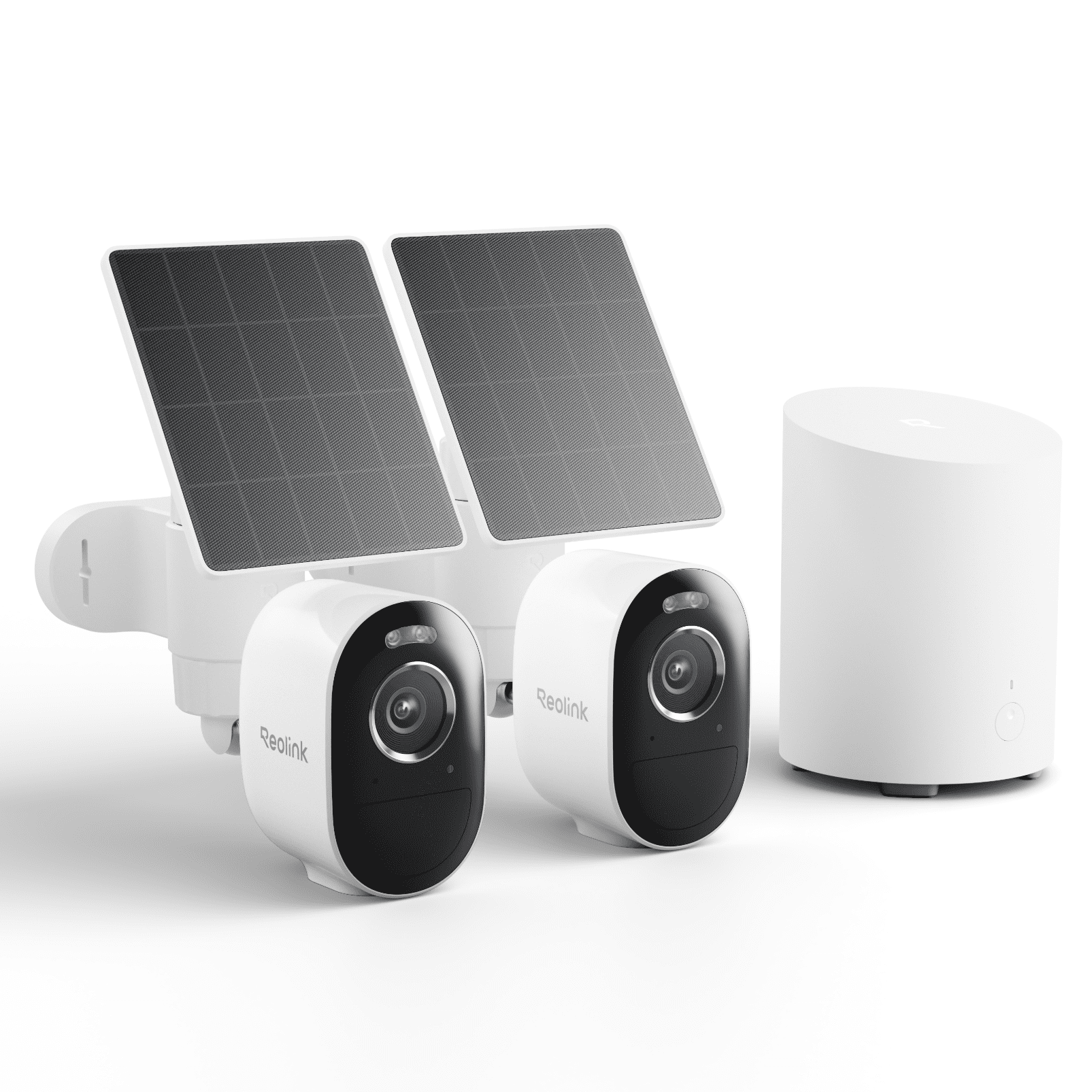 Pro System Hub Reolink Argus 3 Pro WiFi Solar Security Camera System, 2-Pack, Smart ...