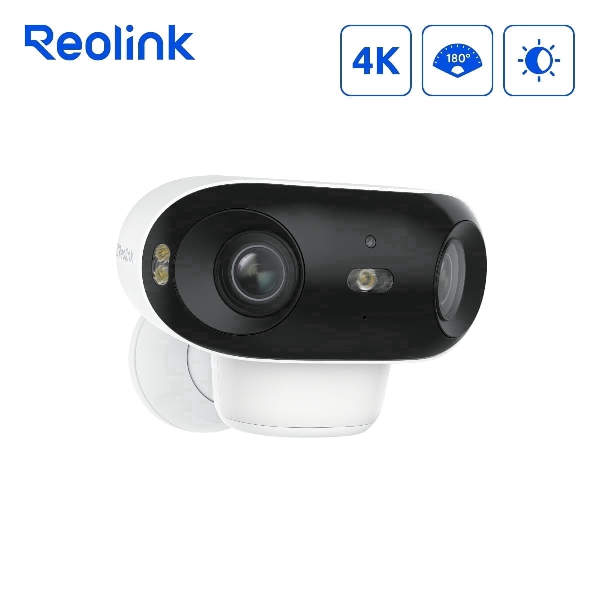 Reolink Argus 4 Pro 4K 8MP Battery Wi-Fi Security Camera, Color Night Vision, 2-Way Audio, IP66, 180° View