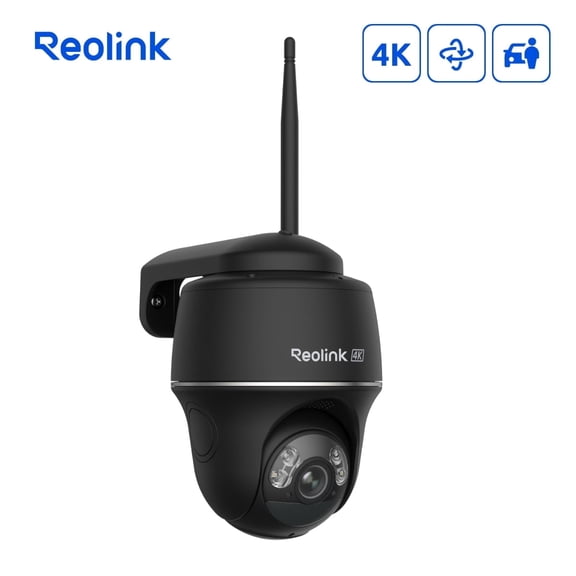 Reolink Argus 4K 8MP PT Ultra Wireless Wifi Pan &Tilt Solar Battery Camera with Person Car Detection