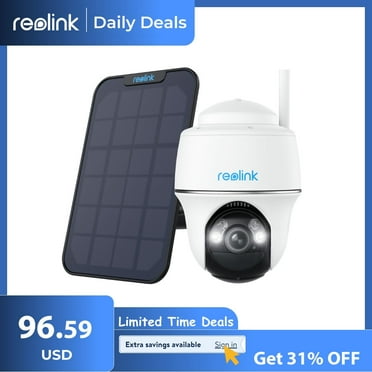 Reolink Argus 5MP PT Outdoor Wireless Battery Wifi Security Camera Night Vision 2-Way Talk Add Solar