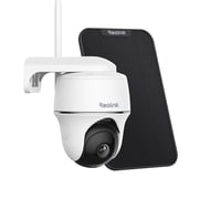 Reolink Argus 5MP Pan & Tilt Outdoor Wireless Battery Wifi Security Camera Color Night Vision 2-Way Talk with Solar Panel