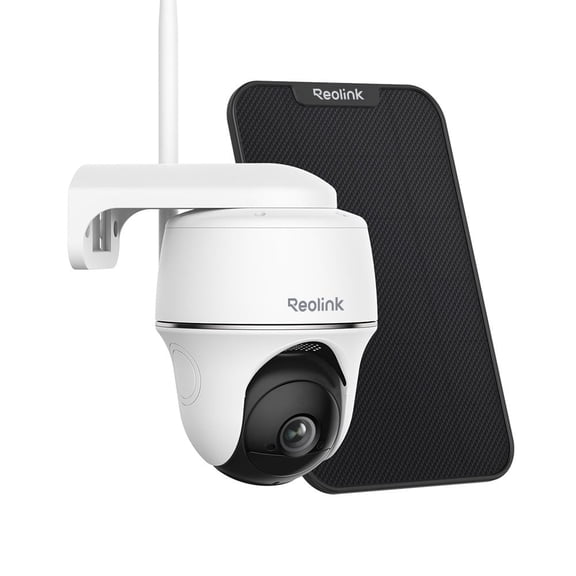Reolink Argus 5MP Pan & Tilt Outdoor Wireless Battery Wifi Security Camera Color Night Vision 2-Way Talk with Solar Panel