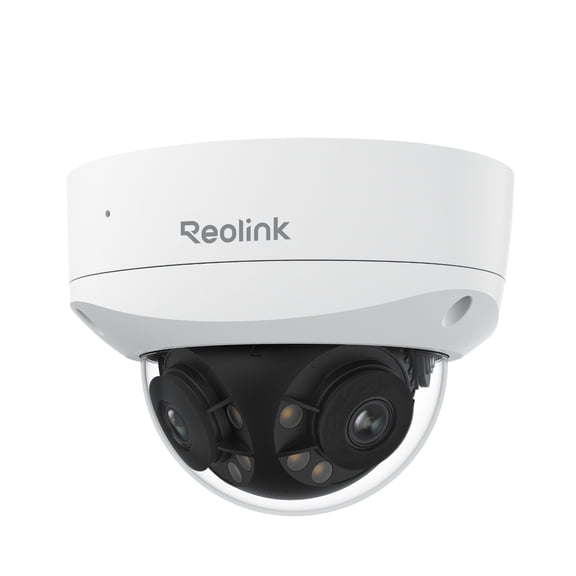 Reolink Duo 3V PoE 16MP 180° Dual-Lens Outdoor Security Camera, Color Night Vision, Smart Detection, IP67 Weatherproof, IK10 Vandalproof