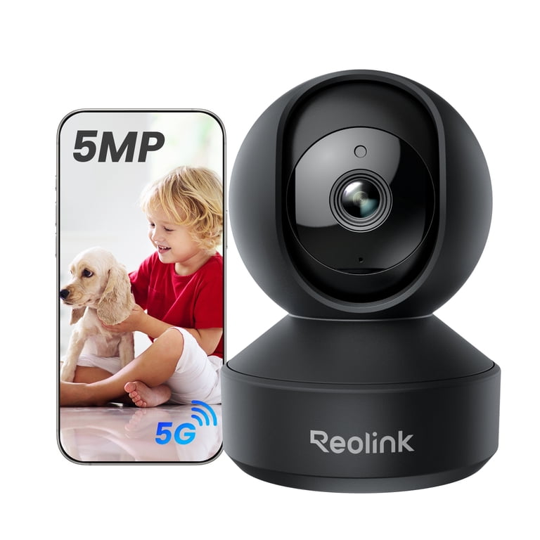 Reolink E1 Pro, Black 4MP HD Indoor WiFi Camera, Auto Tracking