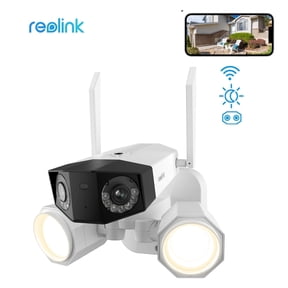 Reolink Duo Floodlight WiFi Dual-Lens 4K Wireless Camera 180° Outdoor Two-Way Audio Security Camera
