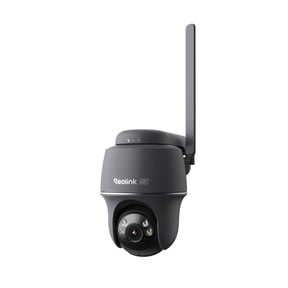 Reolink Go PT Ultra 4K 4G LTE Black Security Camera, Pan Tilt, Color Night Vision, Smart Detection, SIM Included