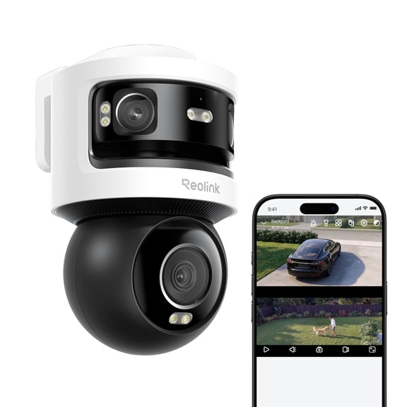 Reolink OMVI 3i 18MP PoE Security Camera, 180 Panoramic, 4K Pan Tilt, Auto Tracking, AI Detection