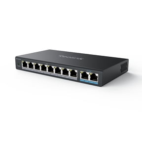 Reolink RLA-PS1 10-Port PoE Switch 120W PoE Power Budget Management,30W Per PoE Port,Multi Protection