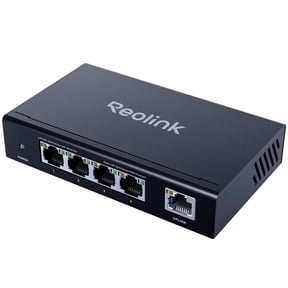 Reolink RLA-PS1E 5-Port Gigabit PoE Switch with 65W Smart Power Management, Recovery & Extend Modes, Plug & Play