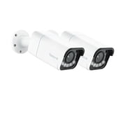 Reolink 4K 8MP PoE Security Camera, 2-Pack, Color Night Vision, IP67, Smart Detection, RLC-811A