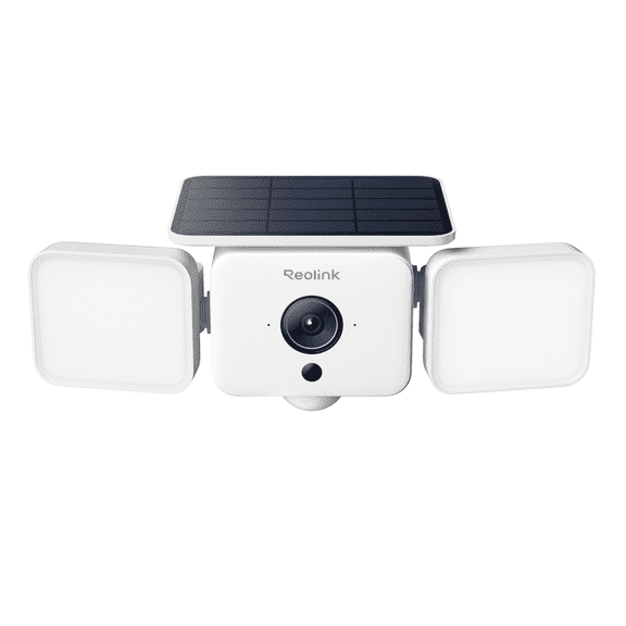 Reolink Solar Floodlight Battery WiFi Security Camera, 2K 4MP, 150 Wide View, AI Detection, 1000LM