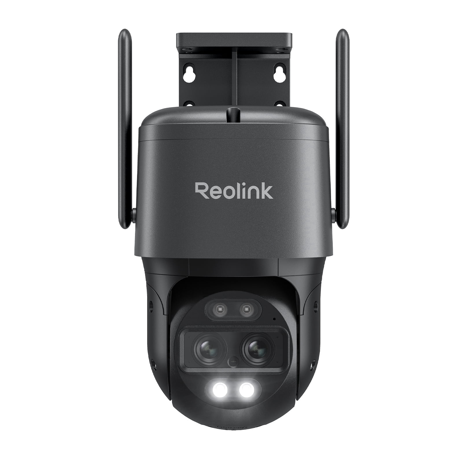 Reolink TrackMix WiFi 4K Dual-Lens Pan Tilt Wired Gray Security Camera, Auto Tracking, Color Night Vision, 6x Hybrid Zoom, Smart Detection