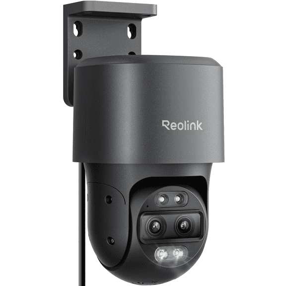 Reolink TrackMix PoE 4K Dual-Lens PTZ Gray Security Camera, Auto Tracking, Color Night Vision, Smart Detection