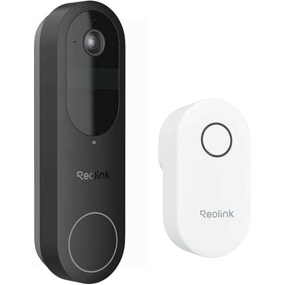 Reolink Video Doorbell Battery with Chime, 2K 5/2.4GHz Wifi Head-to-Toe View, Person/Vehicle/Package Detection
