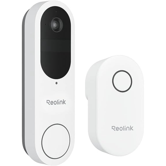 Reolink Video Doorbell Battery 2K 5/2.4GHz Wifi Doorbell with Chime,Person/Vehicle/Package Detection